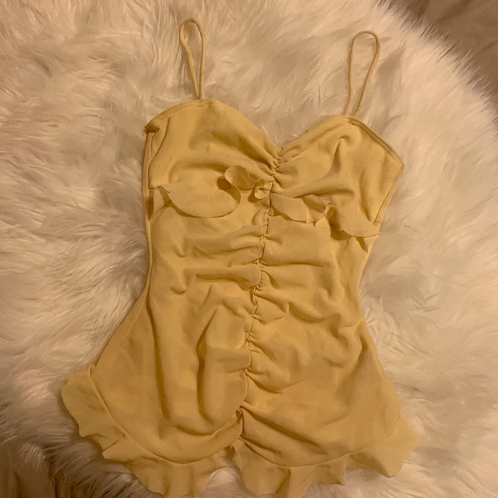 Wet Seal yellow tank top